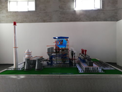 600MW火力發電廠模型 火力發電工藝流程與原理解析